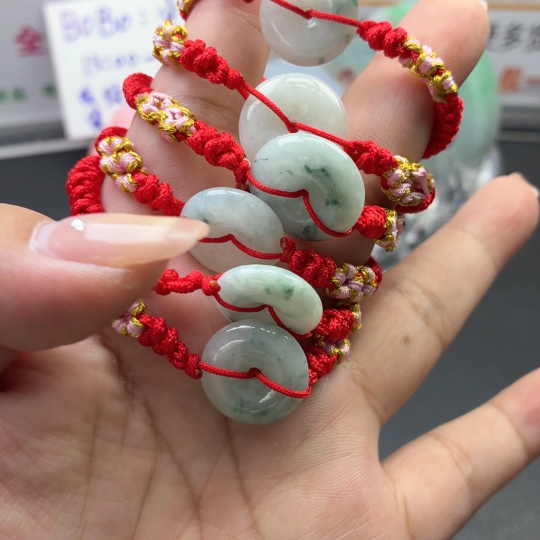翡翠未镶嵌手链翡翠手绳