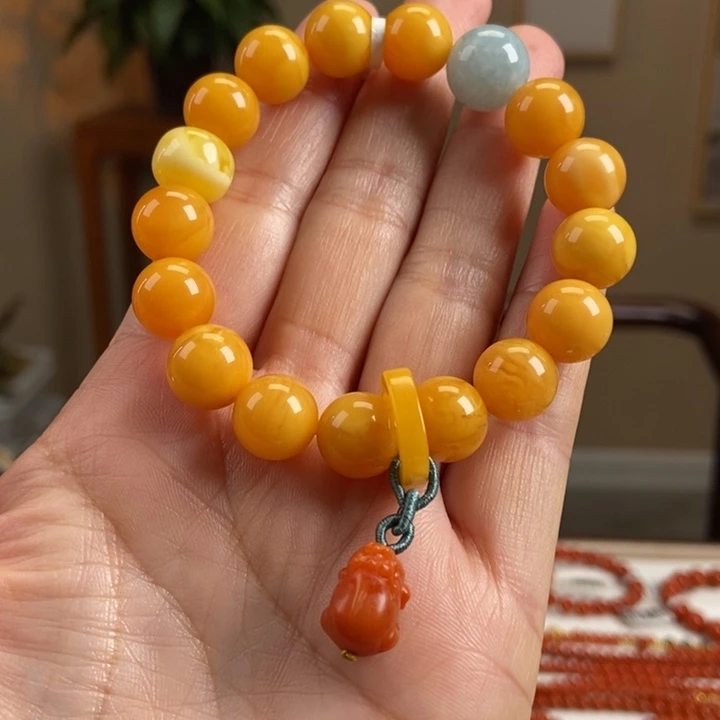 琥珀手链未镶嵌蜜蜡手串11
