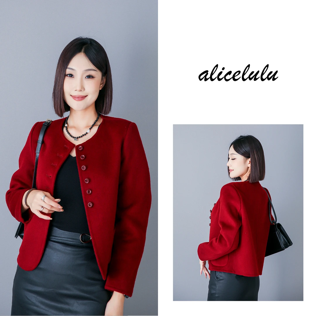 6 alicelulu “软在心”毛呢外套 柔糯细腻 显高百搭 S2139597Kr