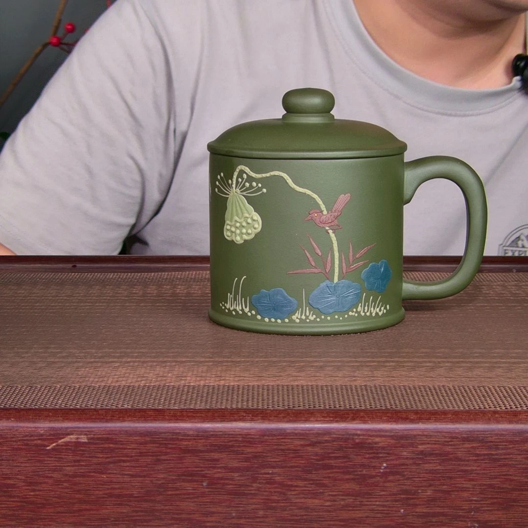 茶杯紫砂高货放漏