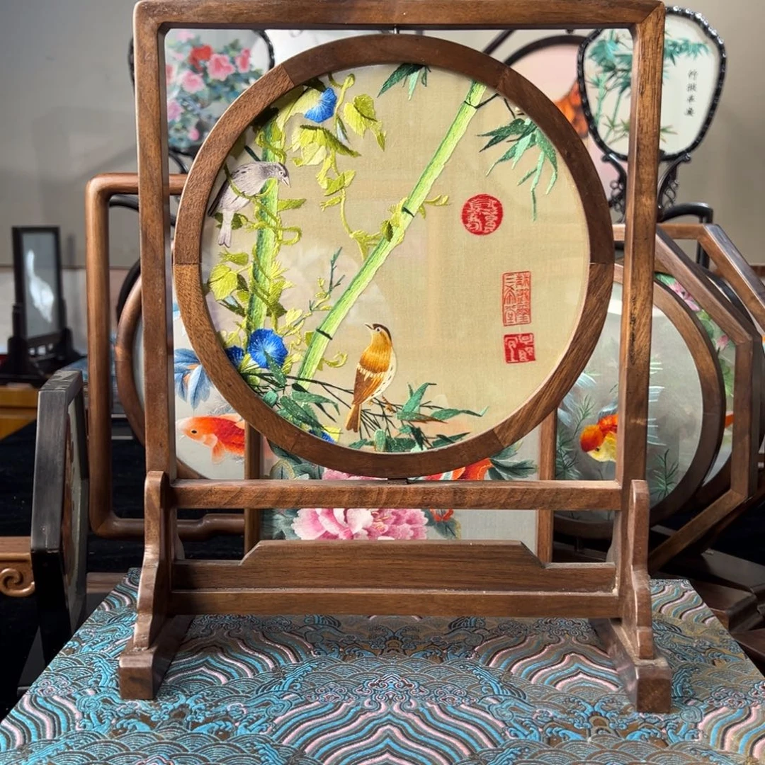 刺绣纯手工刺绣双面绣