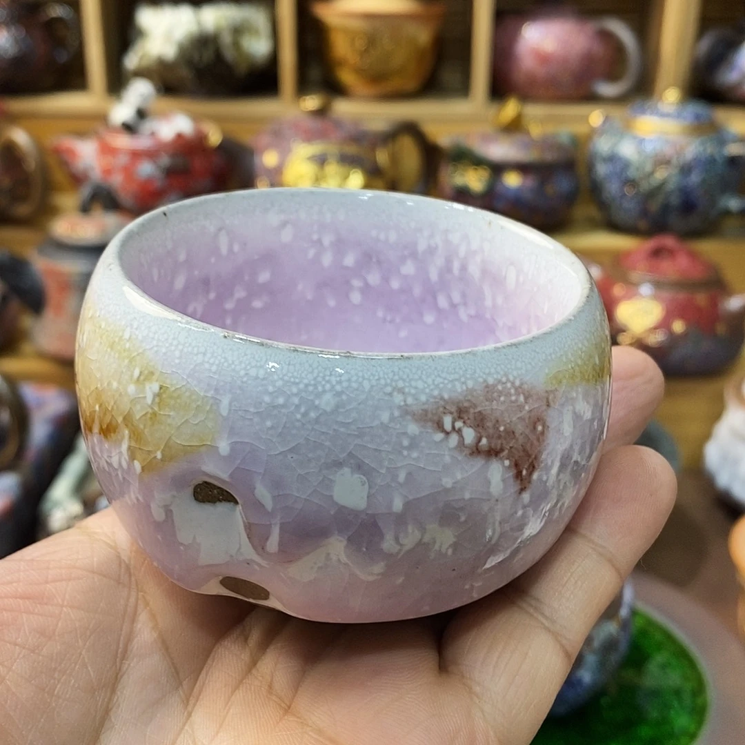 粗陶志野柴柴茶器