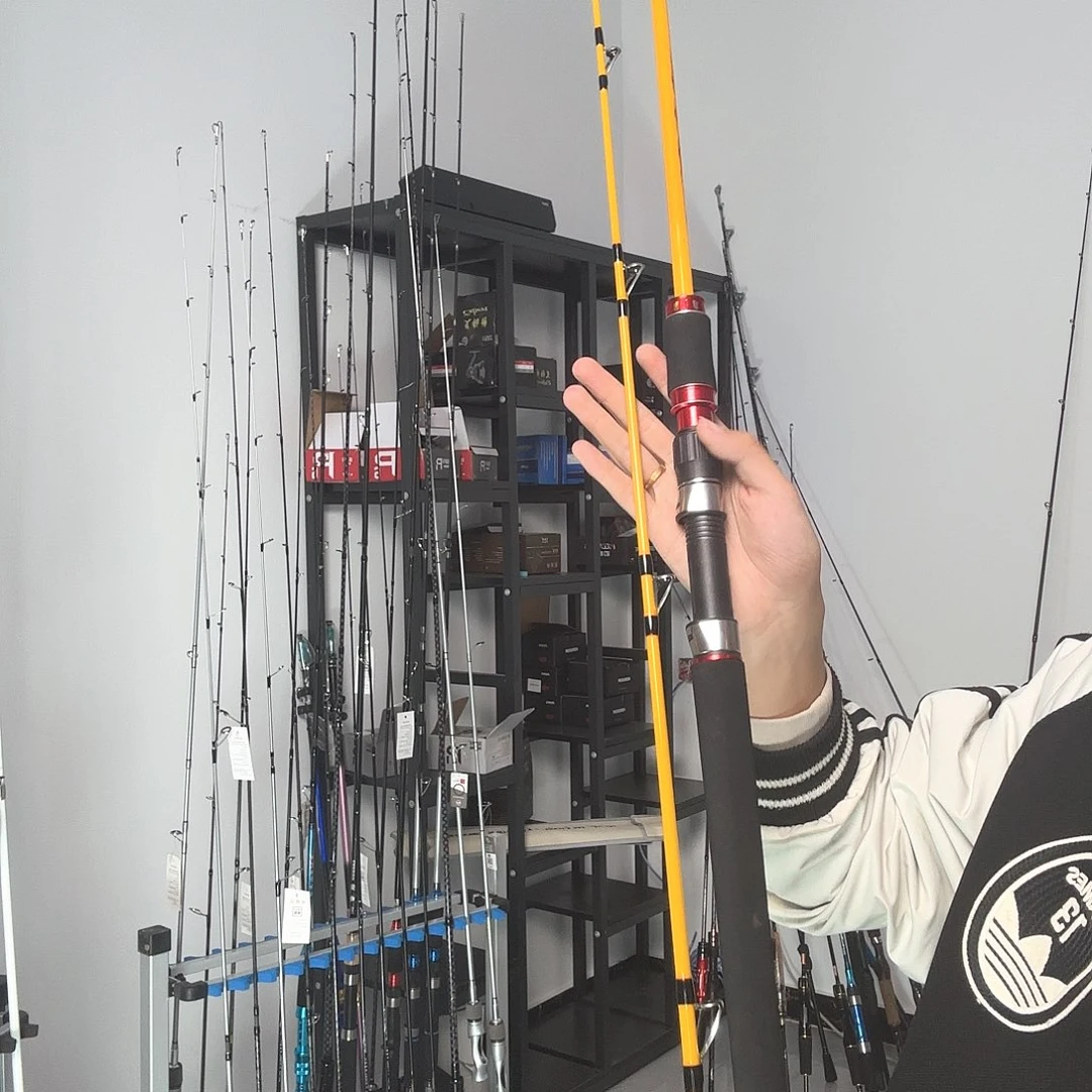 1.98m碳素泰**客2.0-2.4米直柄定位海竿50-80