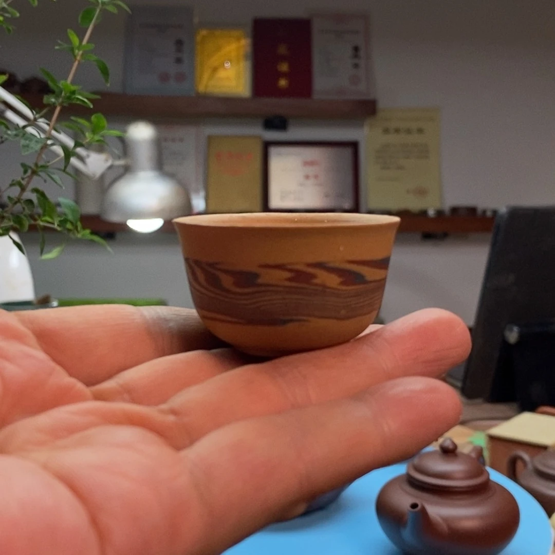 【闪购商品】茶壶段泥绞泥主人杯:30CC精工:半手