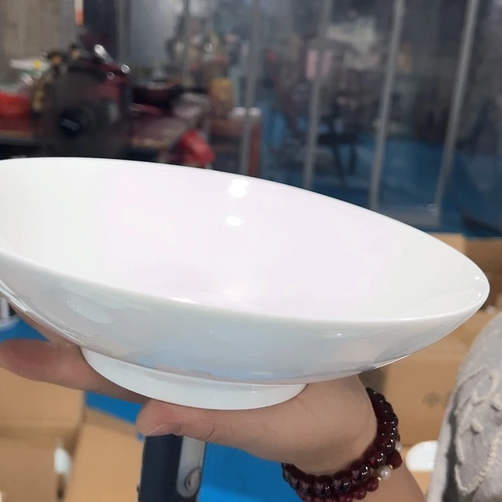 瓷片高白泥八英寸钵钵碗两个包邮