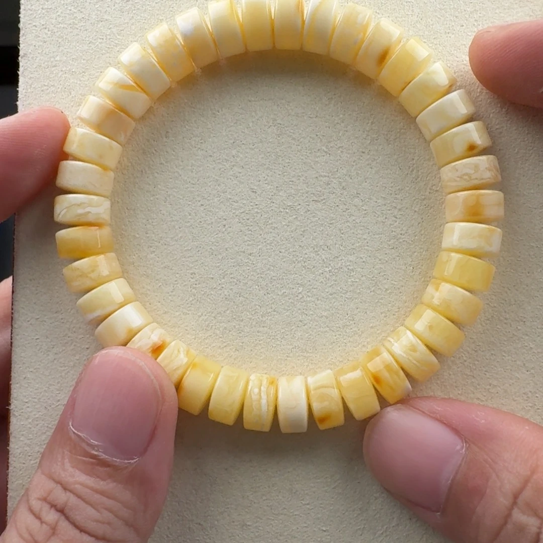 琥珀未镶嵌手链蜜蜡手串