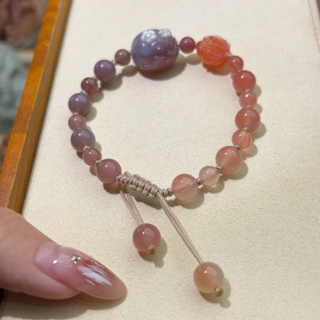 玛瑙/玉髓手链未镶嵌