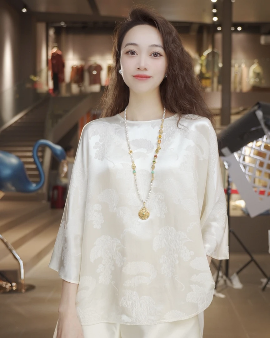 《新月》新中式时尚百搭气质上衣5152B