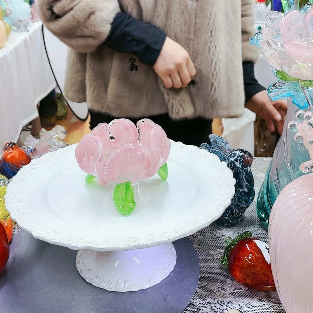 福利不退不换琉璃花瓶艺术品