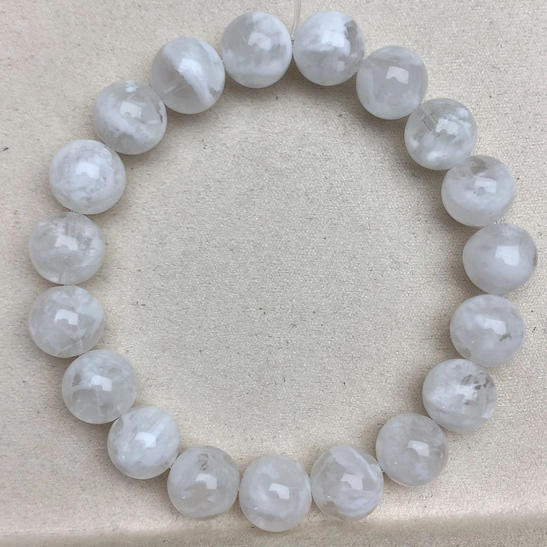 水晶手串未镶嵌雪花幽灵