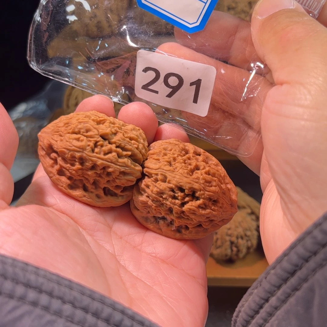 吊坠文玩核桃高炮36姜黄皮