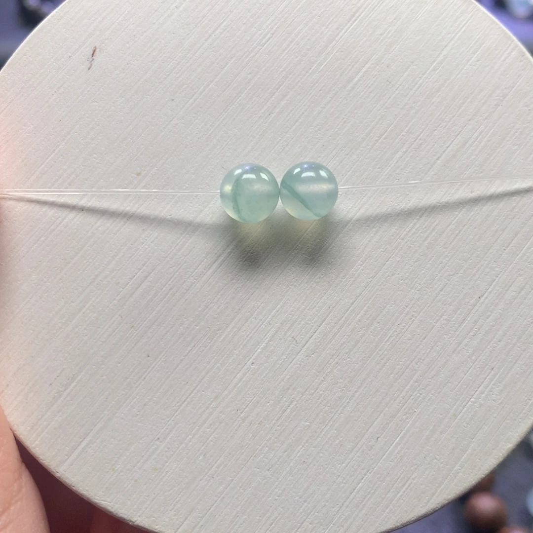 太***了翡翠未镶嵌手链8mm