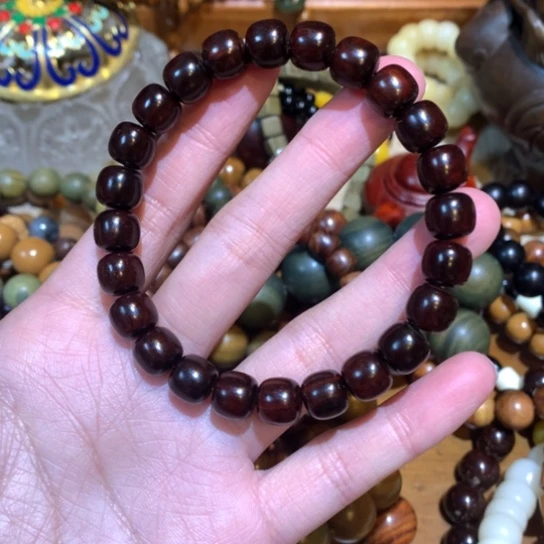 檀香紫檀（小叶紫檀）梅**罐印度小叶紫檀8-9老型