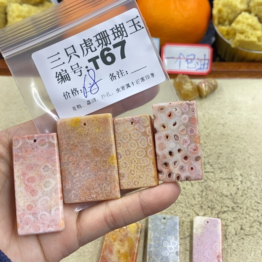 硅化珊瑚（珊瑚玉）1未镶嵌?