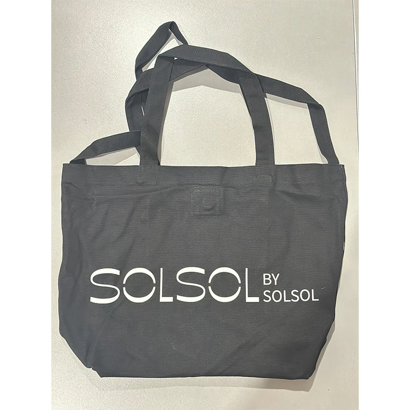 SOLSOL设计师品牌 定制帆布包-黑色