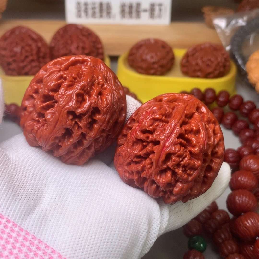 文玩核桃把件大粗筋