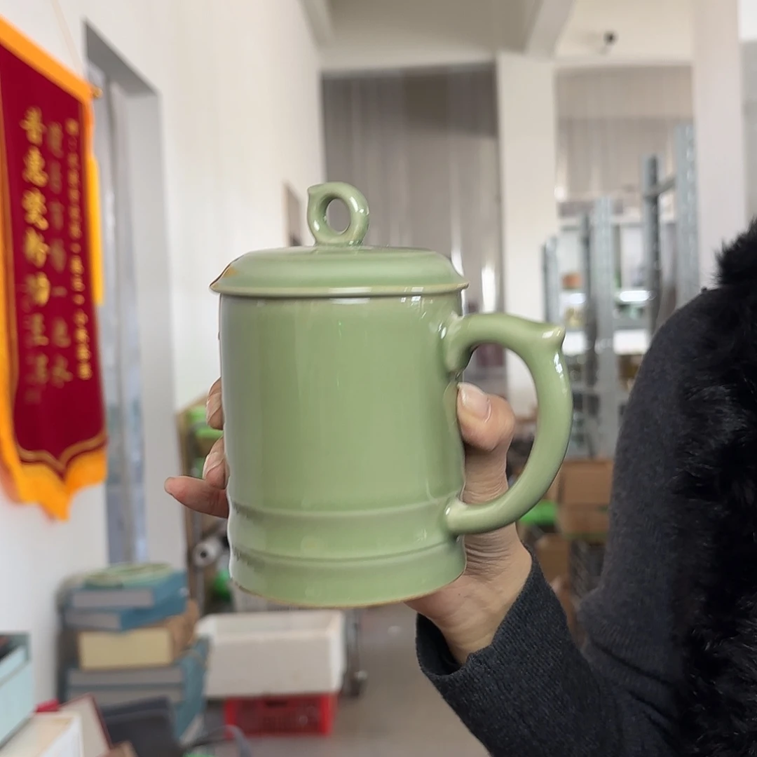 龙泉云间青瓷小米茶器