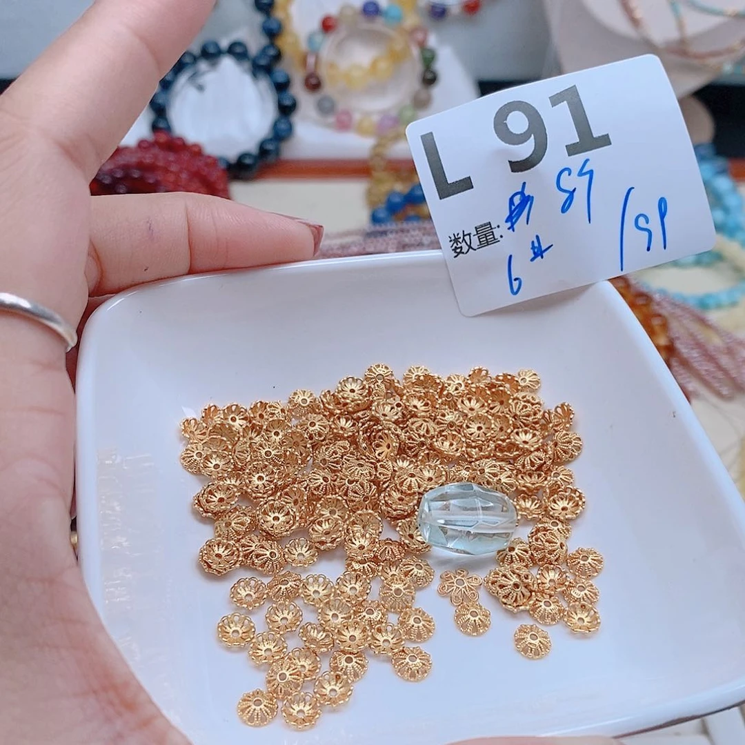 水晶珠宝半成品银S925镶嵌L91