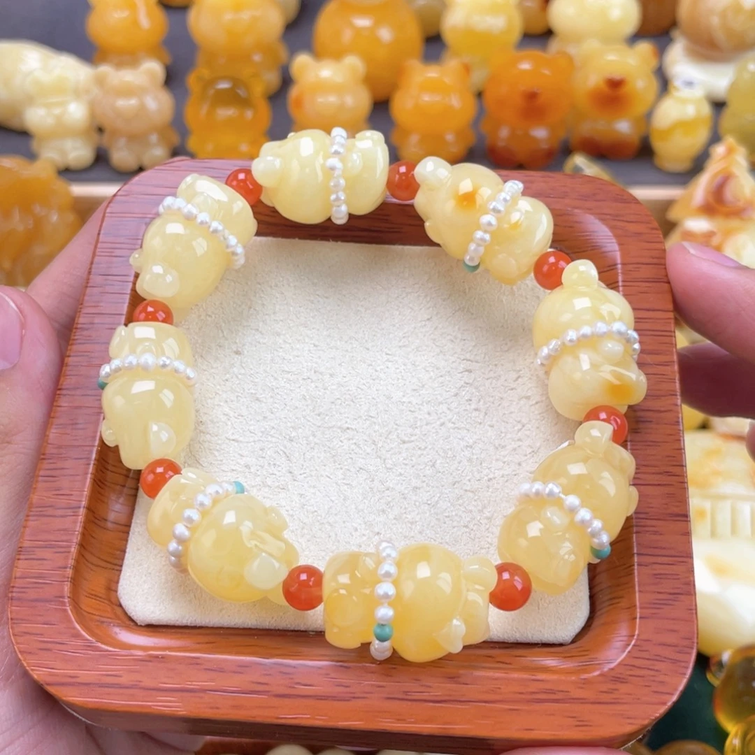 琥珀未镶嵌裸石蜜蜡