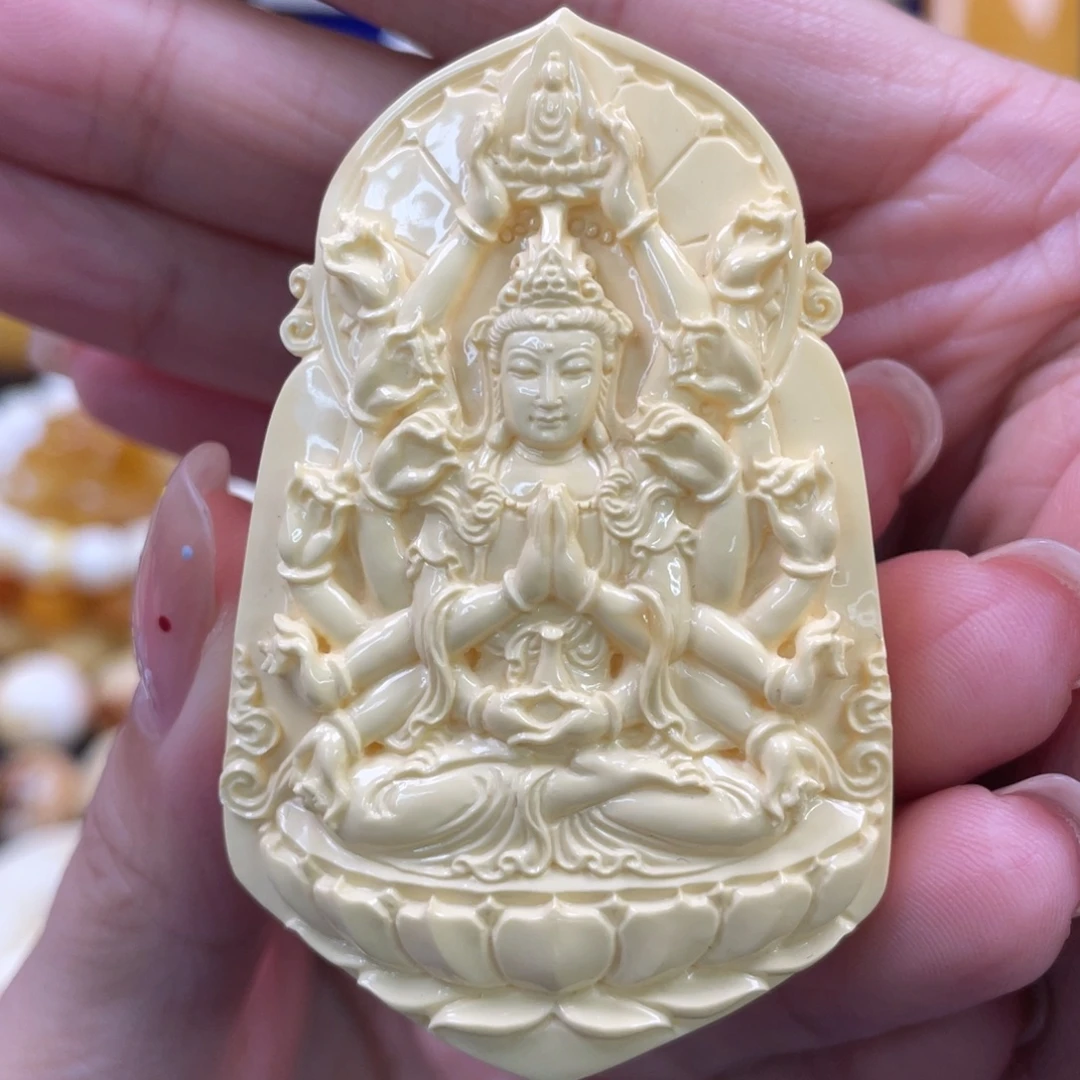 蜜蜡未镶嵌裸石琥珀蜜蜡雕刻件