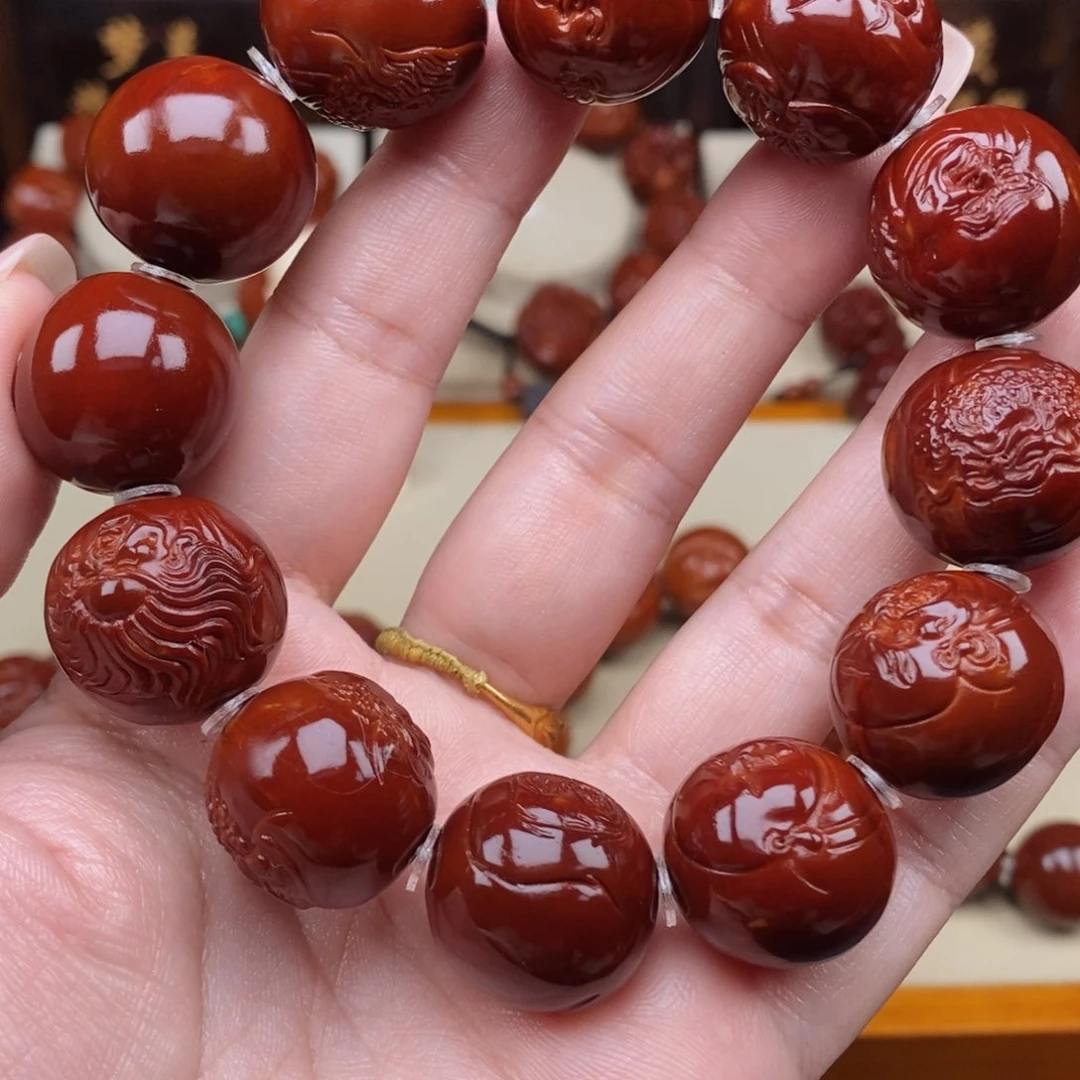 橄榄核吊坠梁****ღ十八罗汉