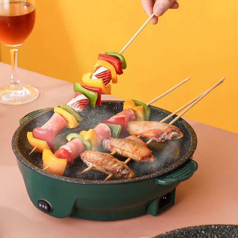 多功能家用厨房聚会电烤盘烤肉烧烤炉电煎锅网红煎烤