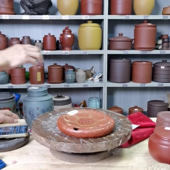 紫砂茶叶罐正品干泡台7314