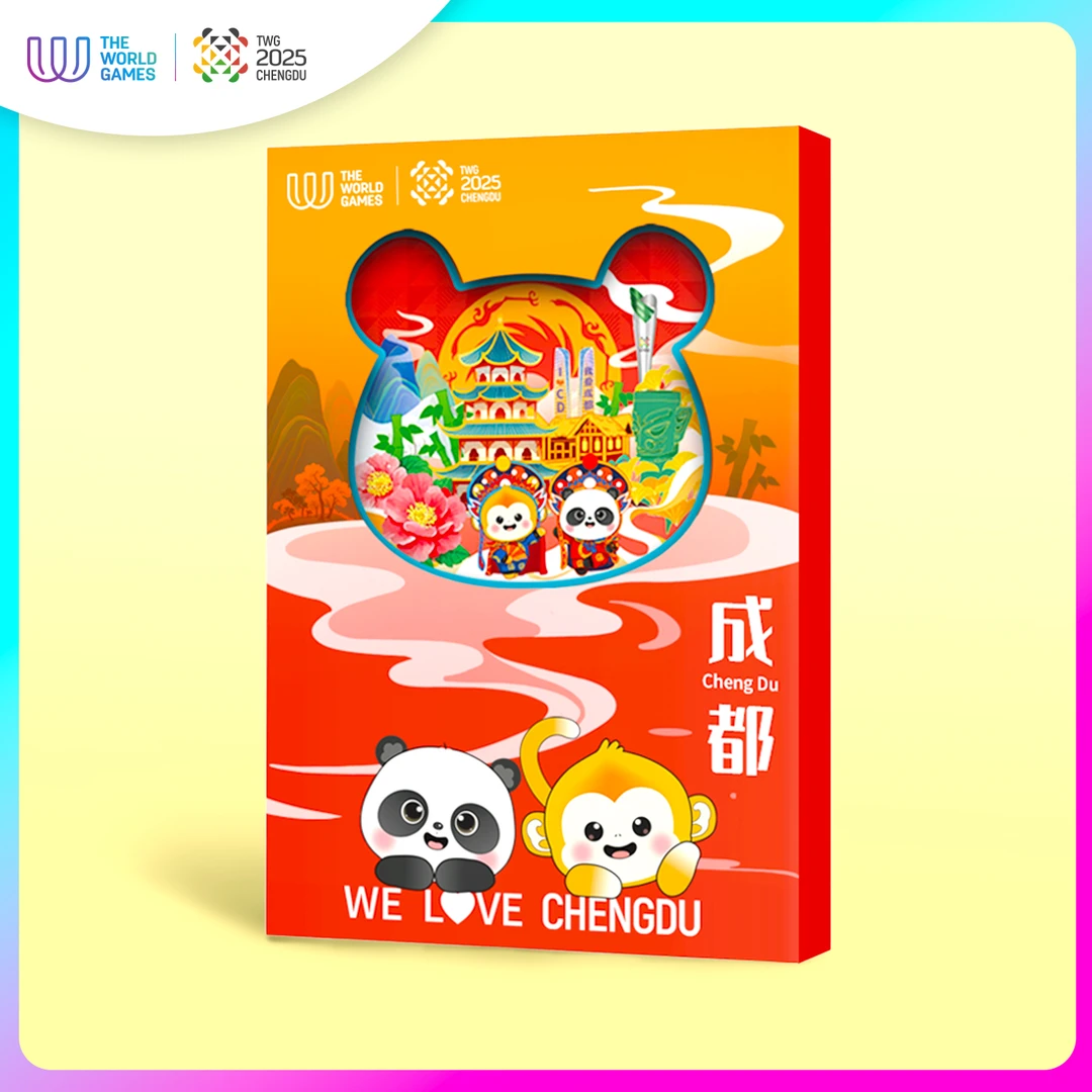 2025成都世运会-吉祥物蜀宝锦仔-蓉城印象3D立体笔记本【ZB】