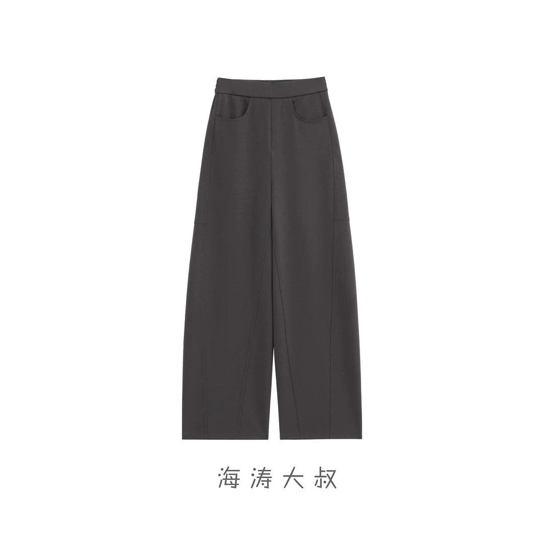 【海涛大叔】「口碑B入 」松弛解构分割切线松紧腰香蕉运动裤SK6086
