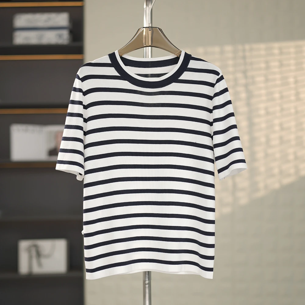 2025年夏季新款条纹海魂衫T恤98116