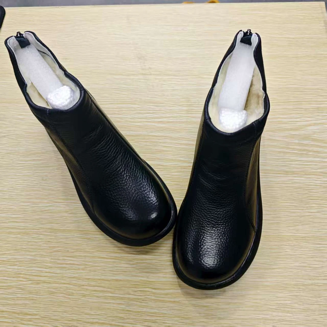秋冬常规女冬季防滑修面皮马丁靴舒适女士百搭8828-K