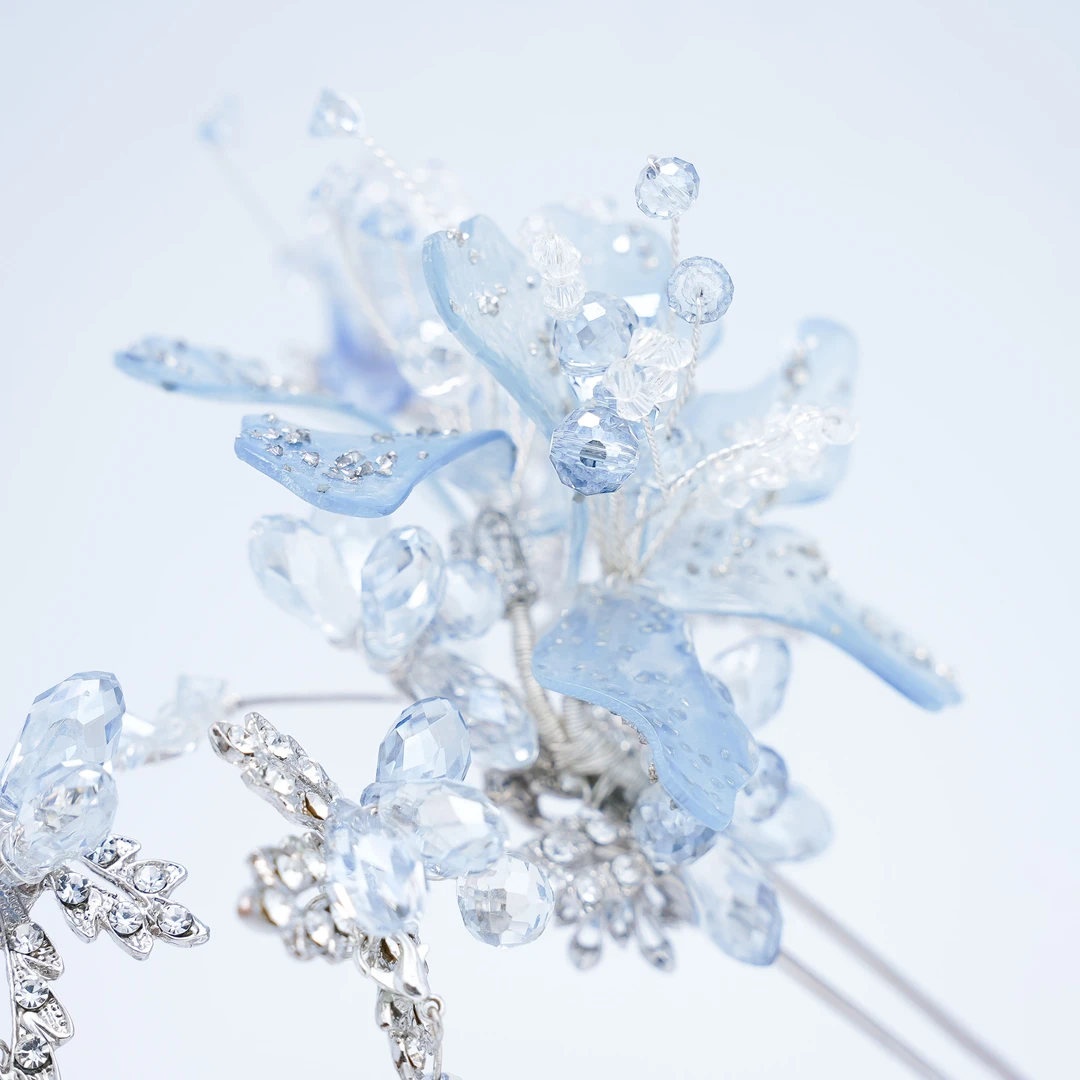 紫薇星辰 新娘头饰森系新娘流苏簪子古风步摇020