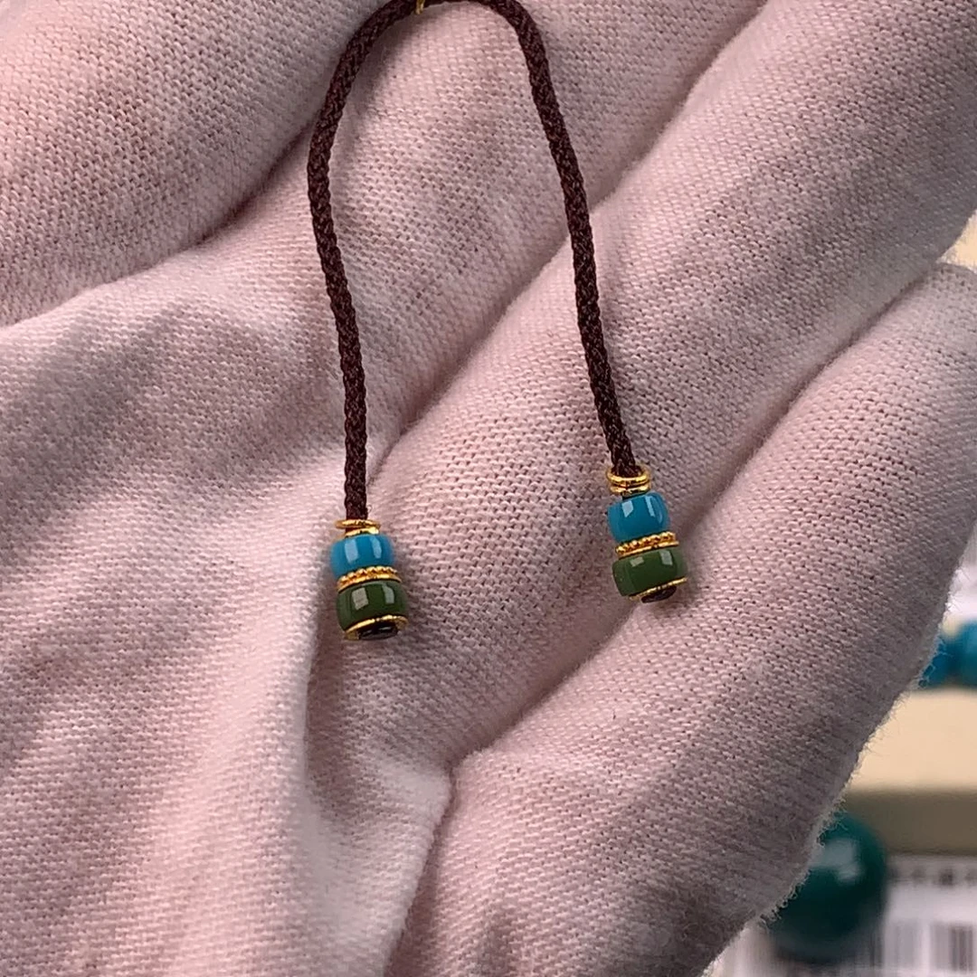 绿松石18K金镶嵌配饰蕊4