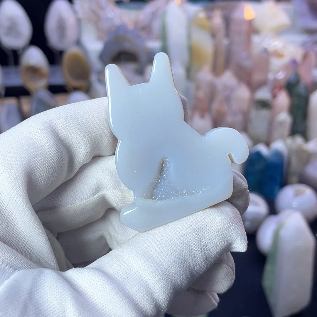 水晶小猫咪未镶嵌