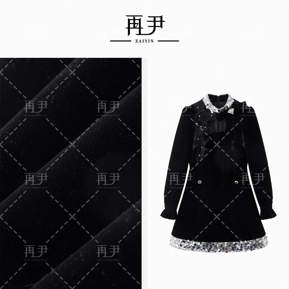 【星辰之玥】小众设计师定制时尚气质百搭女连衣裙GY24DT071198