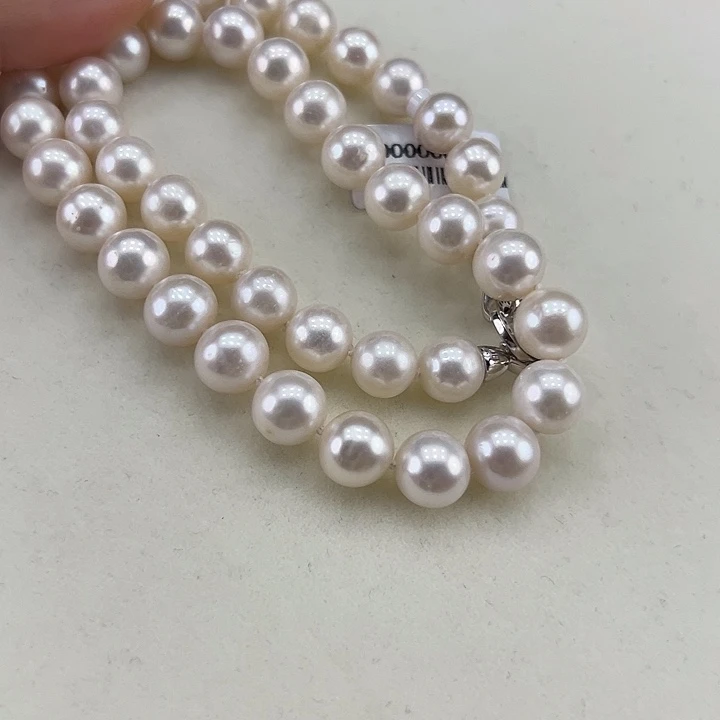 淡水珍珠银S925镶嵌颈饰➕10极光炫彩