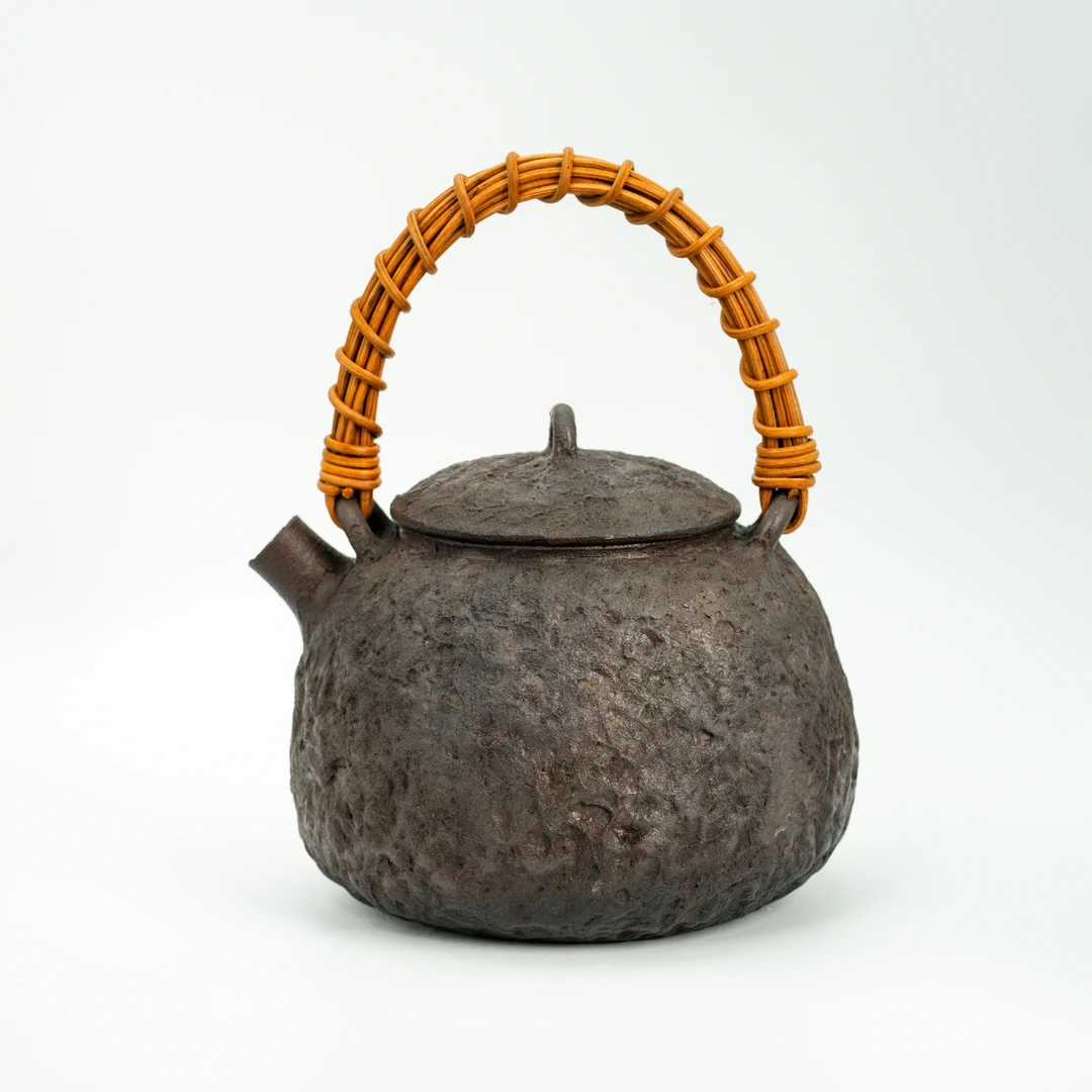 【阿煊茶器】张庾 原创大提梁壶 可明火 茶器 手工 围炉煮茶 侘寂风