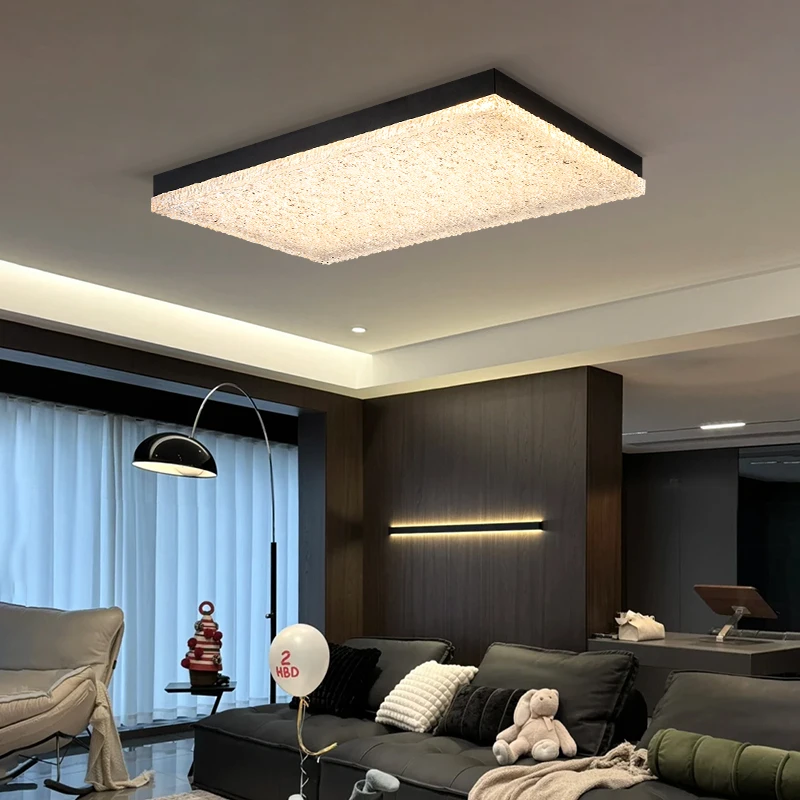客厅灯吸顶灯意式极简创意个性无缝隙轻奢大气新款护眼大厅主灯