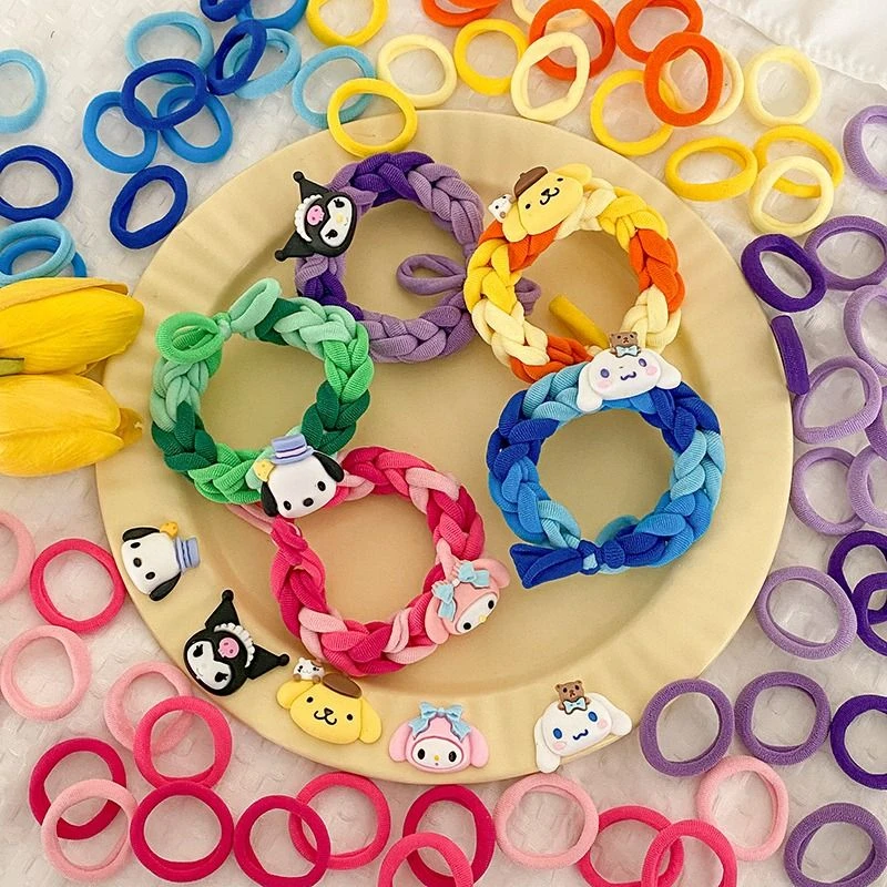 手工编织发圈手链diy材料包手绳情侣小皮筋送给男朋友皮套