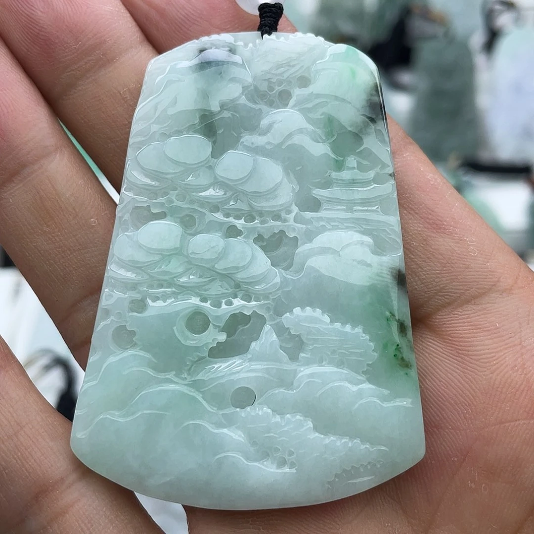 颈饰未镶嵌翡翠翡翠