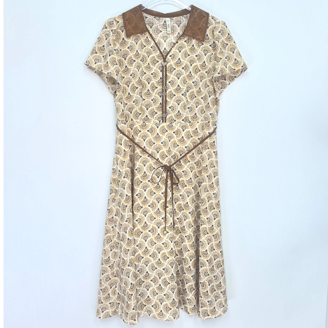 2025夏季中长款气质修身连衣裙轻薄透气显瘦碎花裙子40-60岁女装