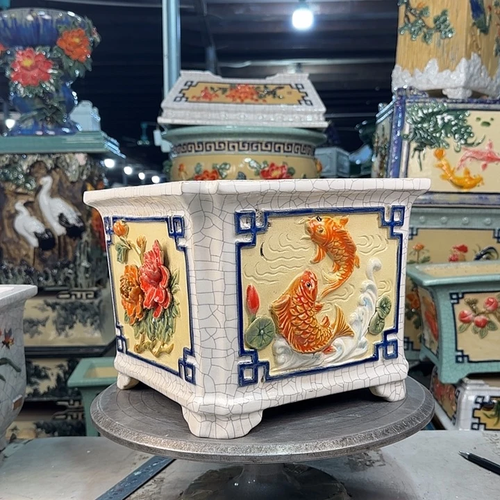 红陶风****装岭南100,000花盆