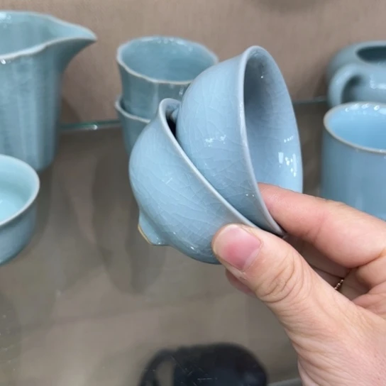 瓷片大宋名窑汝瓷茶具