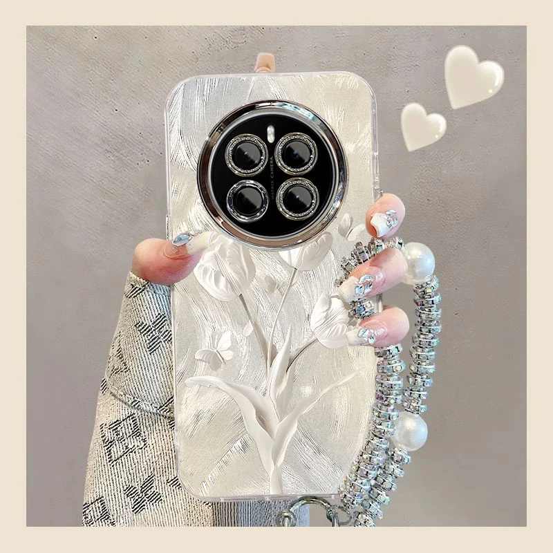 郁金香适用荣耀magic7手机壳女款高级感全包镜头膜实用数码小配件