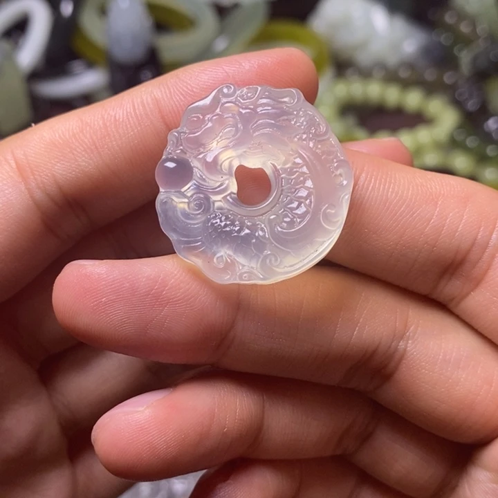 岫玉天然岫玉颈饰未镶嵌