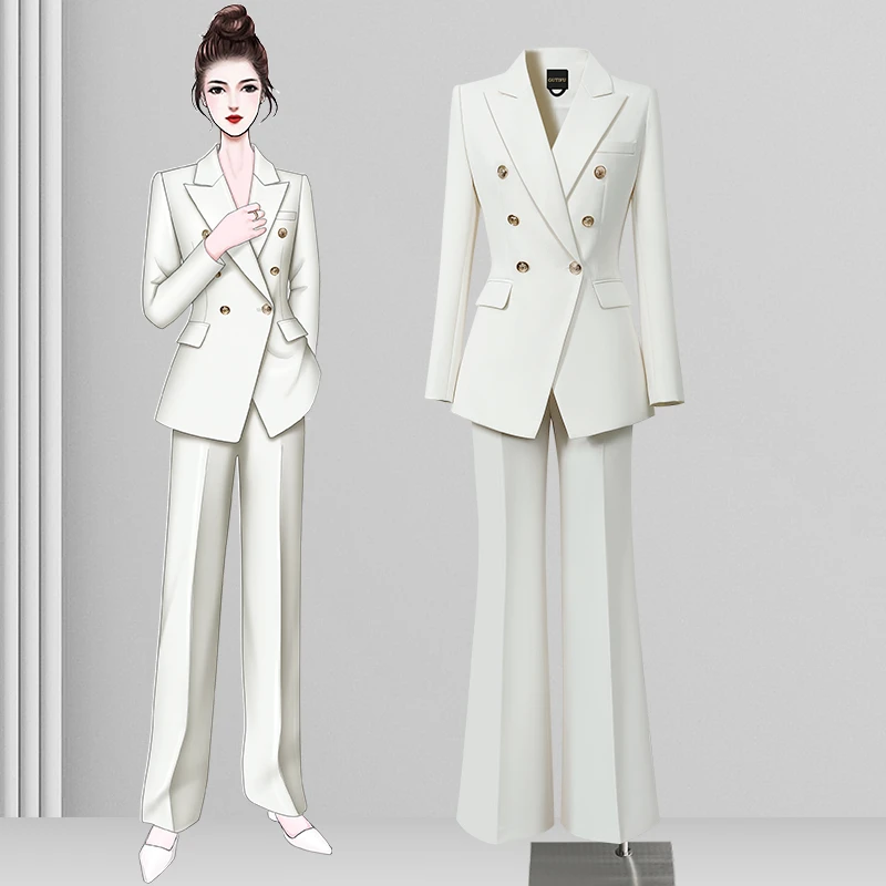 秋季韩版通勤风西装套装女2025新款气质商务西服外套职业经理正装