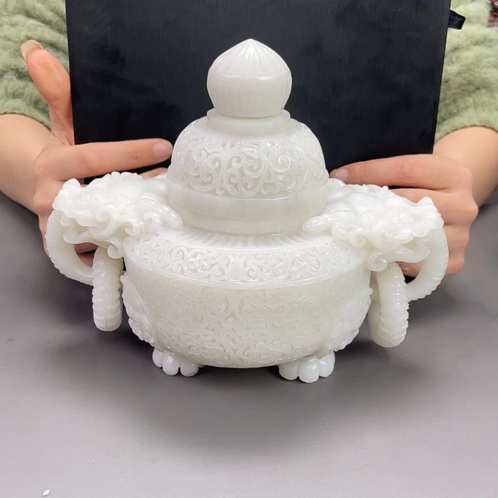 和田玉未镶嵌摆件