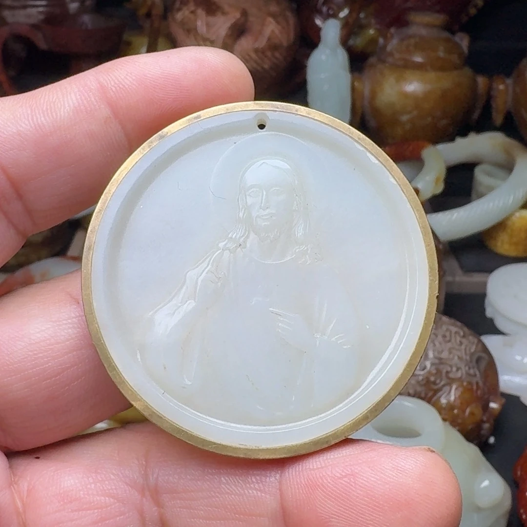 和田玉挂件合金精品合金挂件