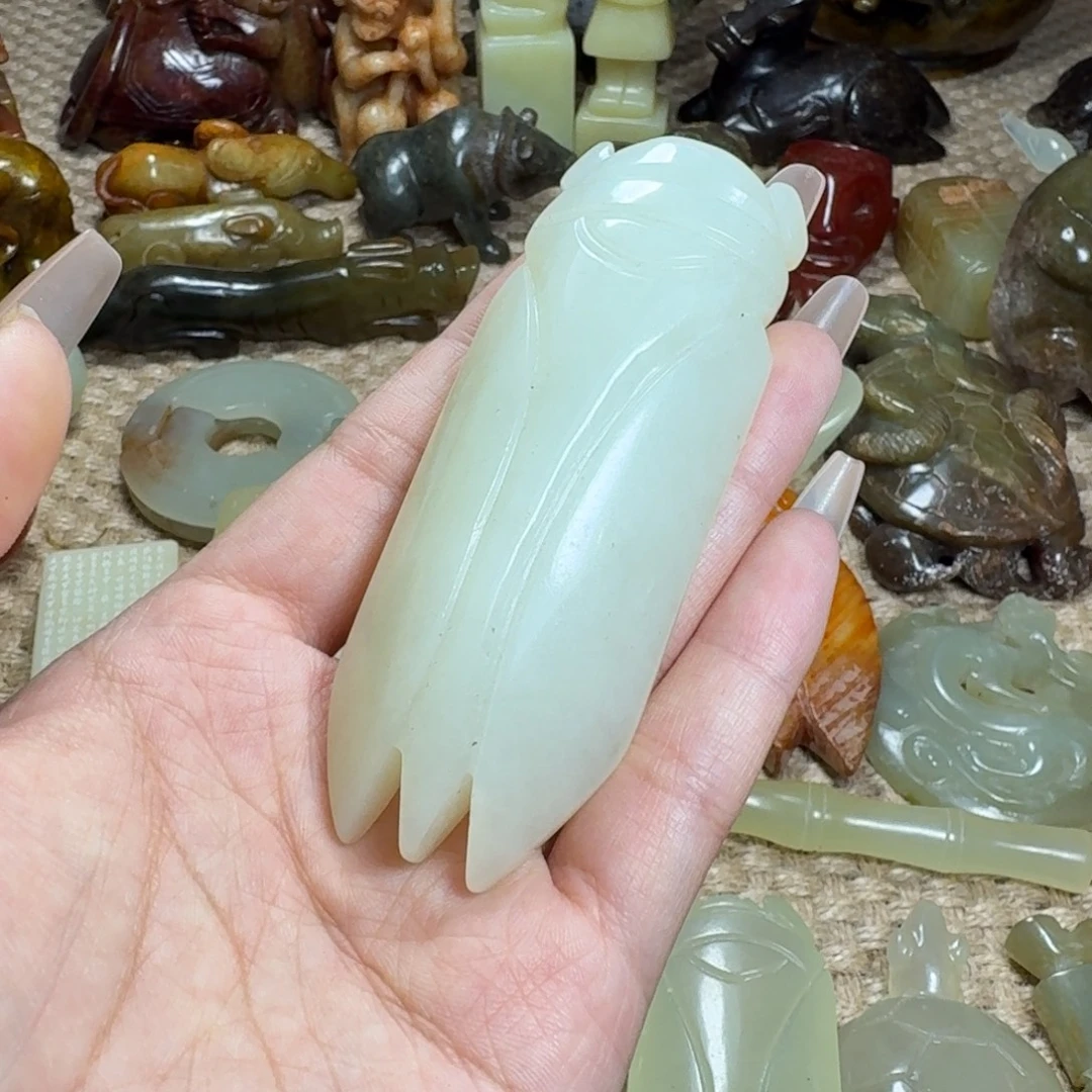 白玉菩提吊坠挂件