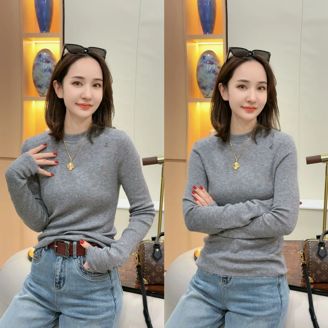 【轩姐特定】休闲时尚百搭长袖针织小衫XY241912 JDND轩羽